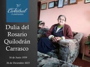 Lee más sobre el artículo Dulia del Rosario Quilodrán Carrasco