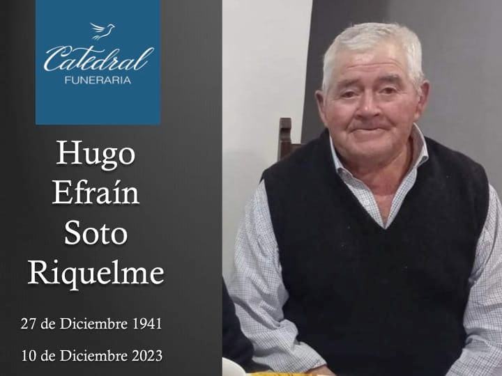 En este momento estás viendo Hugo Efrain Soto Riquelme