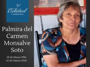 Lee más sobre el artículo Palmira del Carmen Monsalve Soto